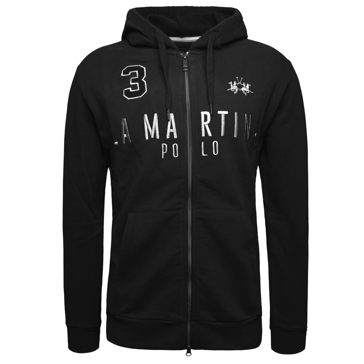 La Martina Sweatjacke MAF305 Herren Zip Hoodie, Kapuzenjacke, Trainingsjack günstig online kaufen