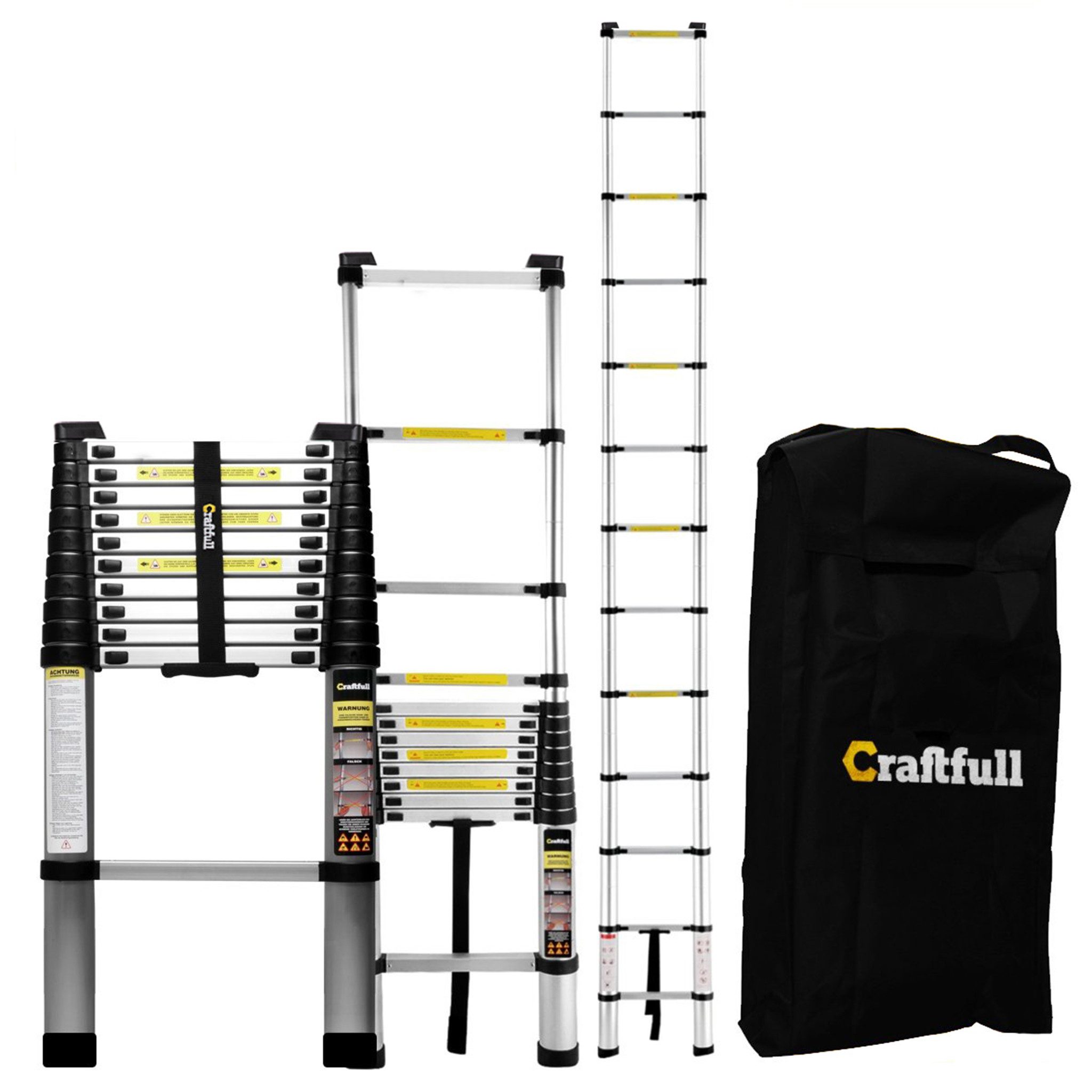 Craftfull Teleskopleiter Alu Leiter CF-101B - günstig online kaufen