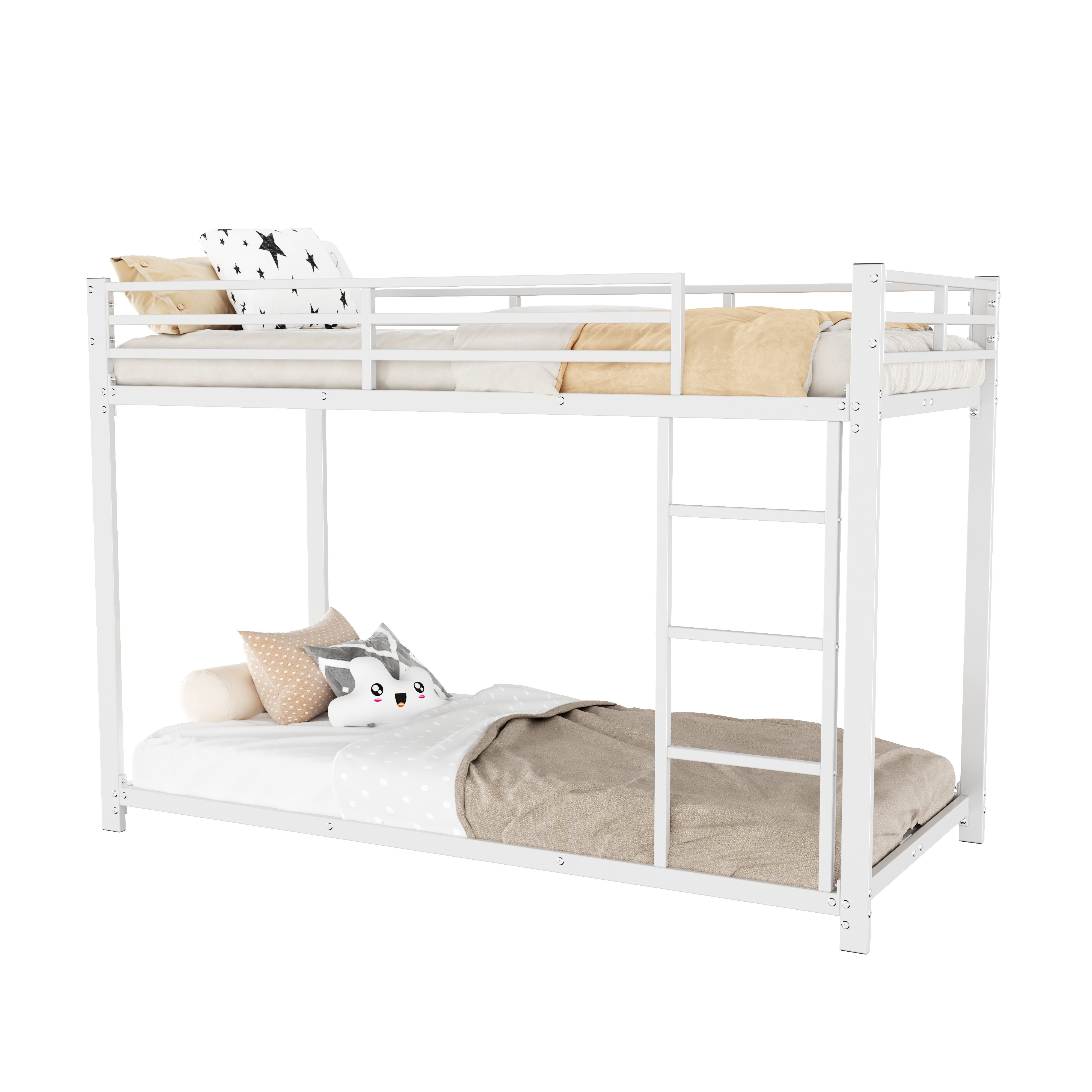 SOFTWEARY Etagenbett mit 2 Schlafgelegenheiten, Lattenrost günstig online kaufen