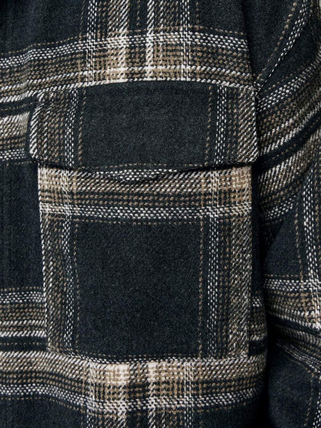 Jack & Jones Langarmhemd JORVESTERBRO CHECK OVERSHIRT LS SN