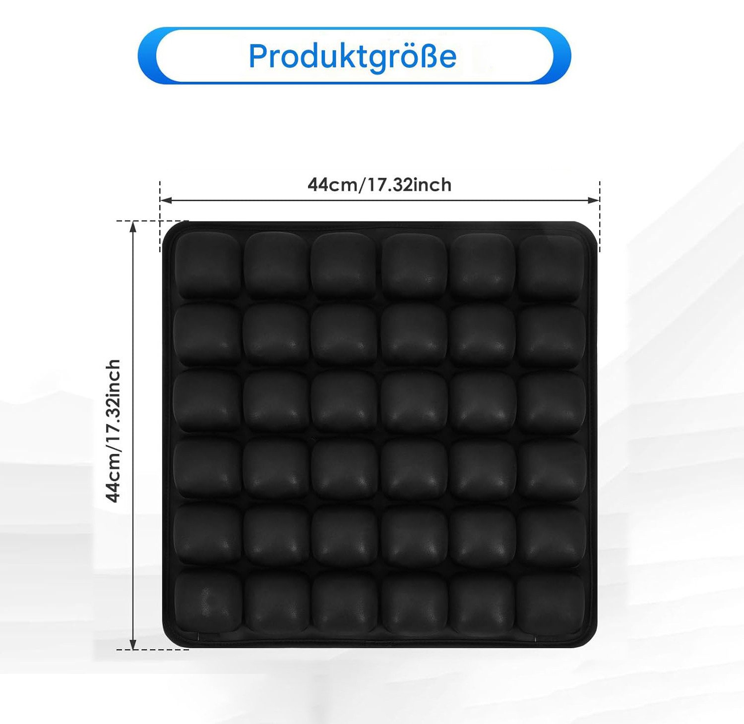 wohnTRAUM24 Stuhlkissen Reisekissen, Orthopädisches Sitzkissen für Autositz günstig online kaufen