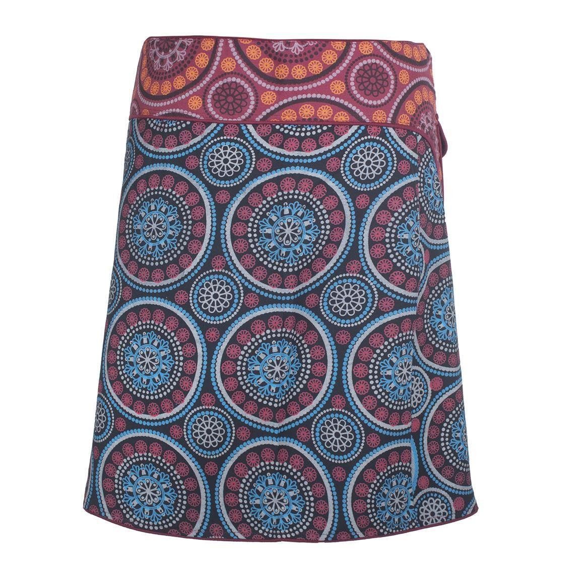 Vishes Wickelrock Wickelrock Knielang Kurz Druckknöpfe günstig online kaufen