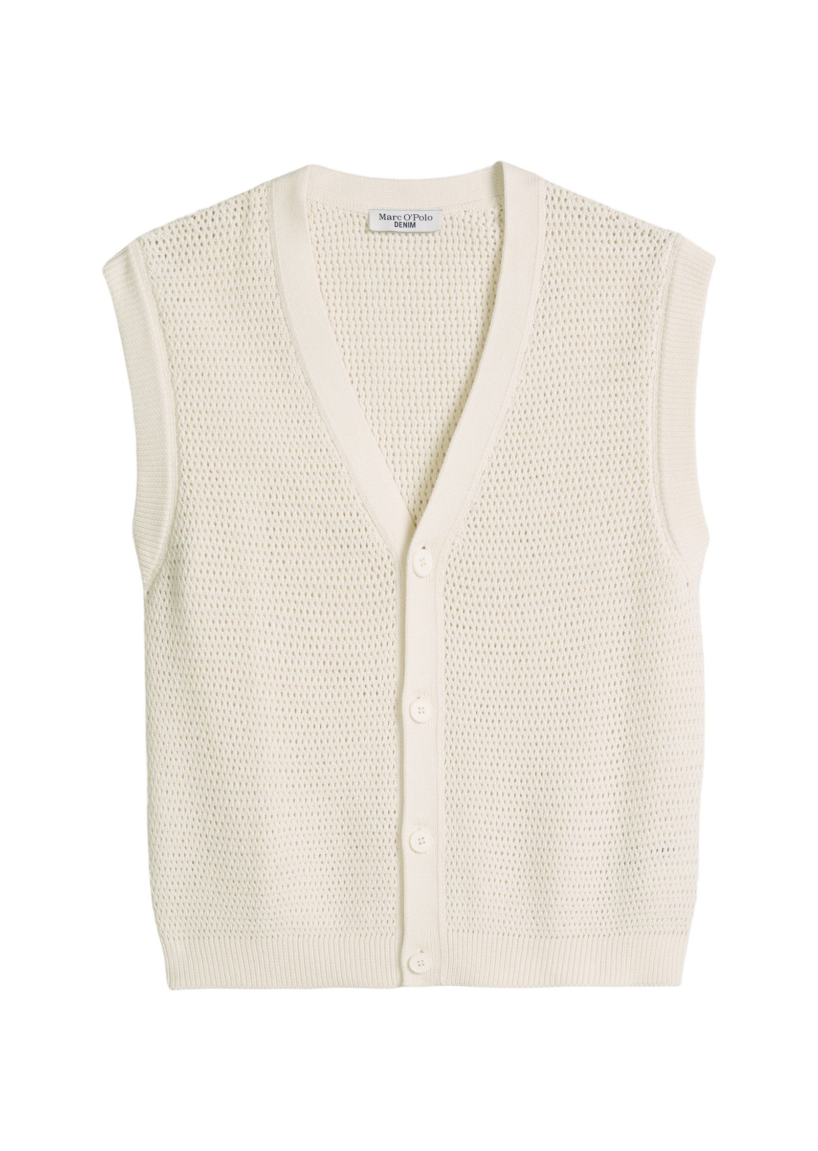 Marc O'Polo DENIM Strickjacke Knit Pullunder Cardigan, Sleeveless