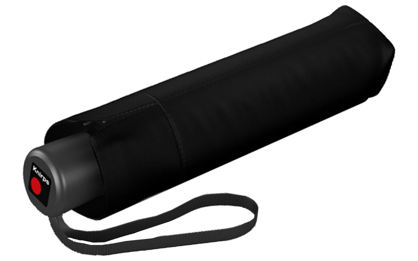 und Manual, Medium schwarz Knirps® A.050 stabil Taschenregenschirm leicht