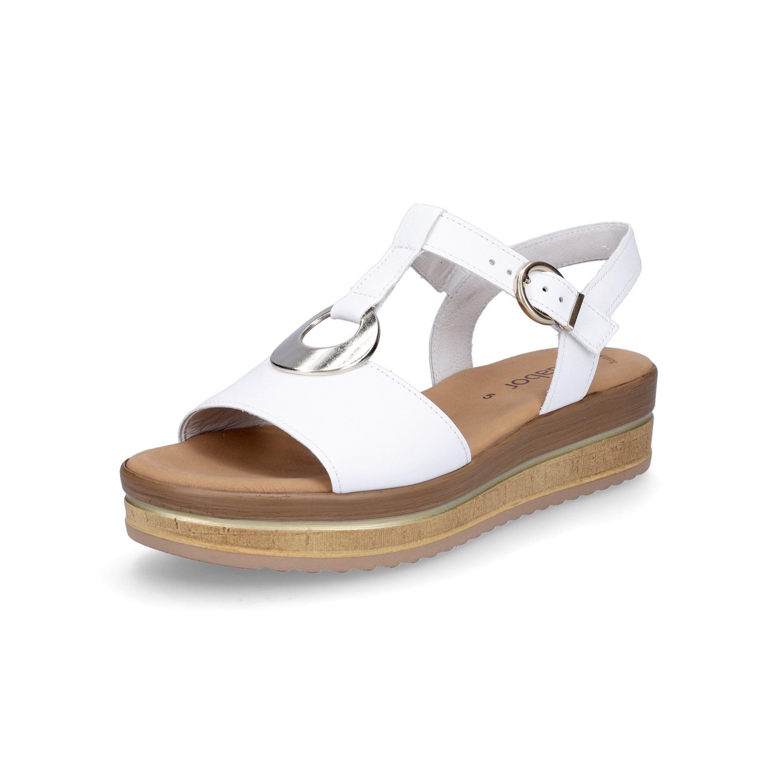 Gabor Gabor Damen Keilsandalette weiß Sandale