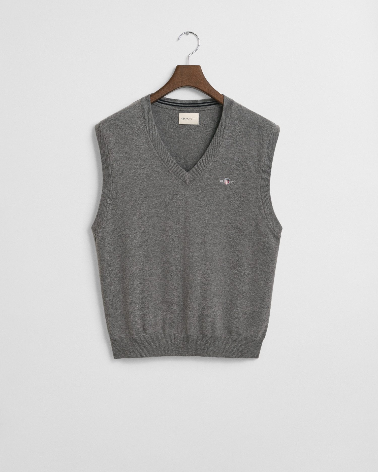 Gant Pullunder CLASSIC COTTON VEST V-Ausschnitt, günstig online kaufen