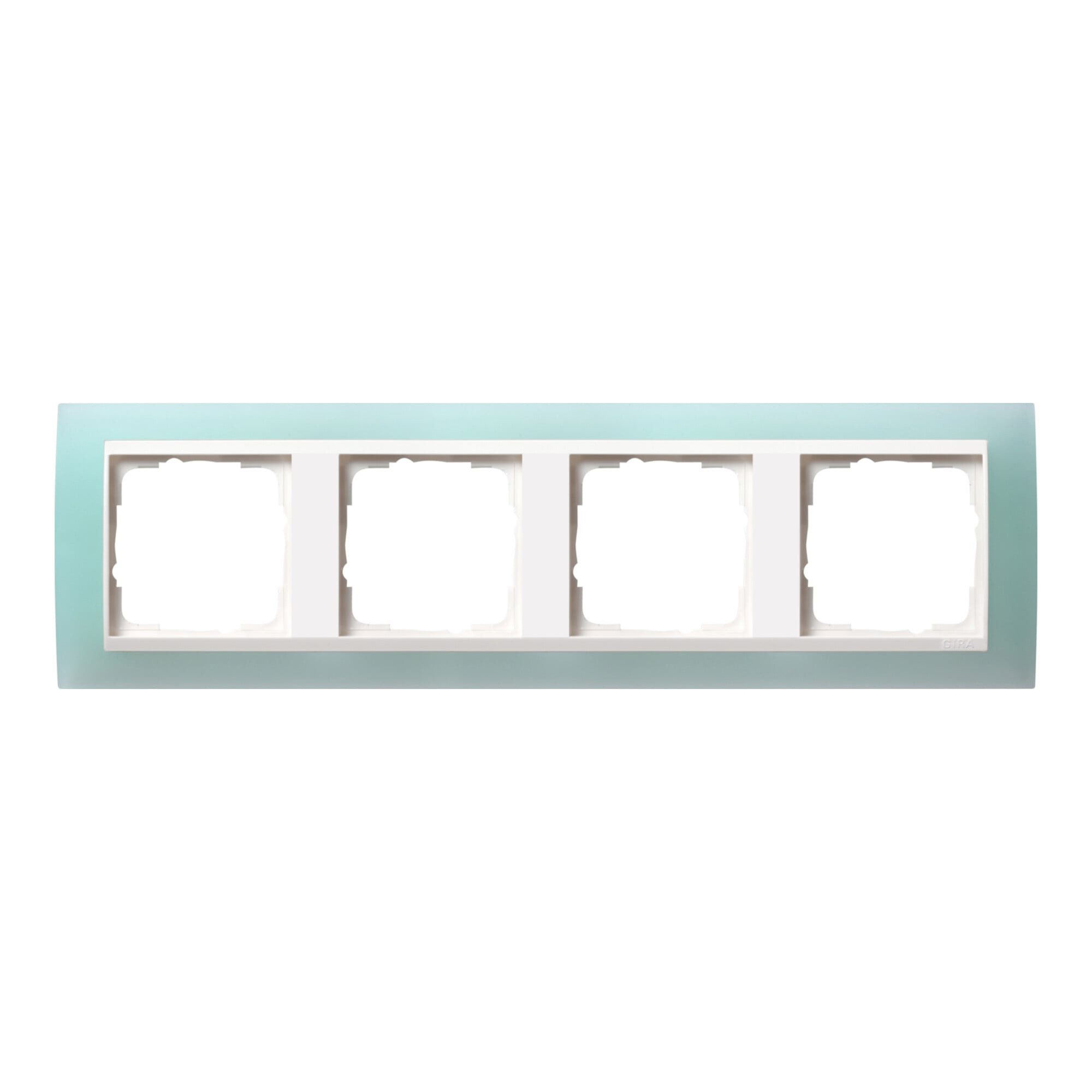 GIRA Schalter Gira Abdeckrahmen 4f.opak mint für rws Event 0214395