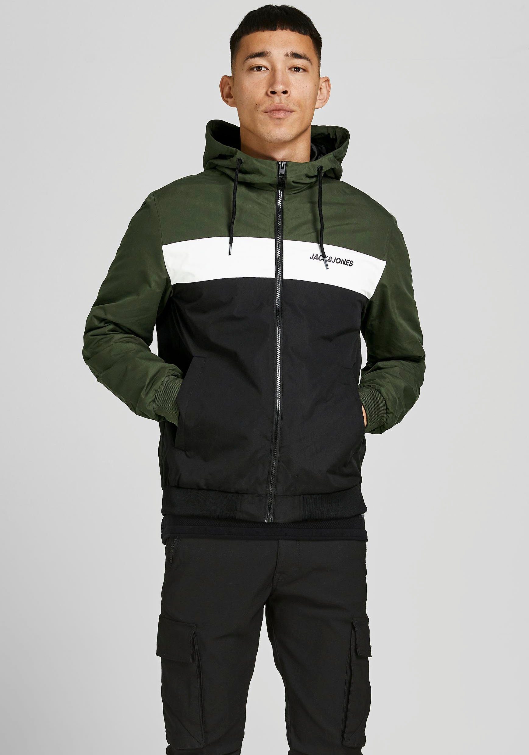 Windbreaker RUSH BLOCKING HOOD BOMBER