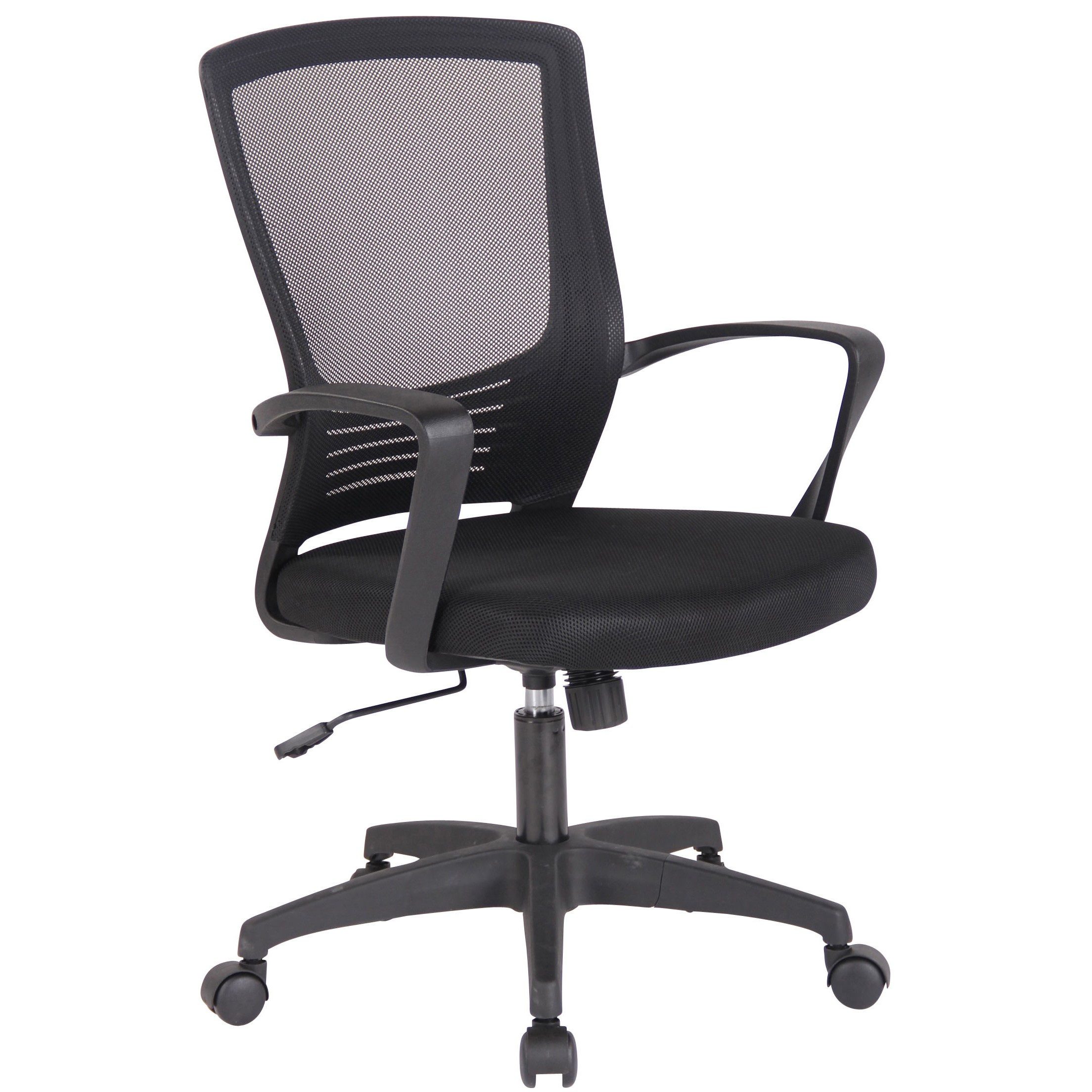 CLP Bürostuhl Drehstuhl Schreibtischstuhl Arbeitsstuhl (Spar-Set, 1 St), Netzbezug, Wippmechanik, höhenverstellbar, bis 136 kg