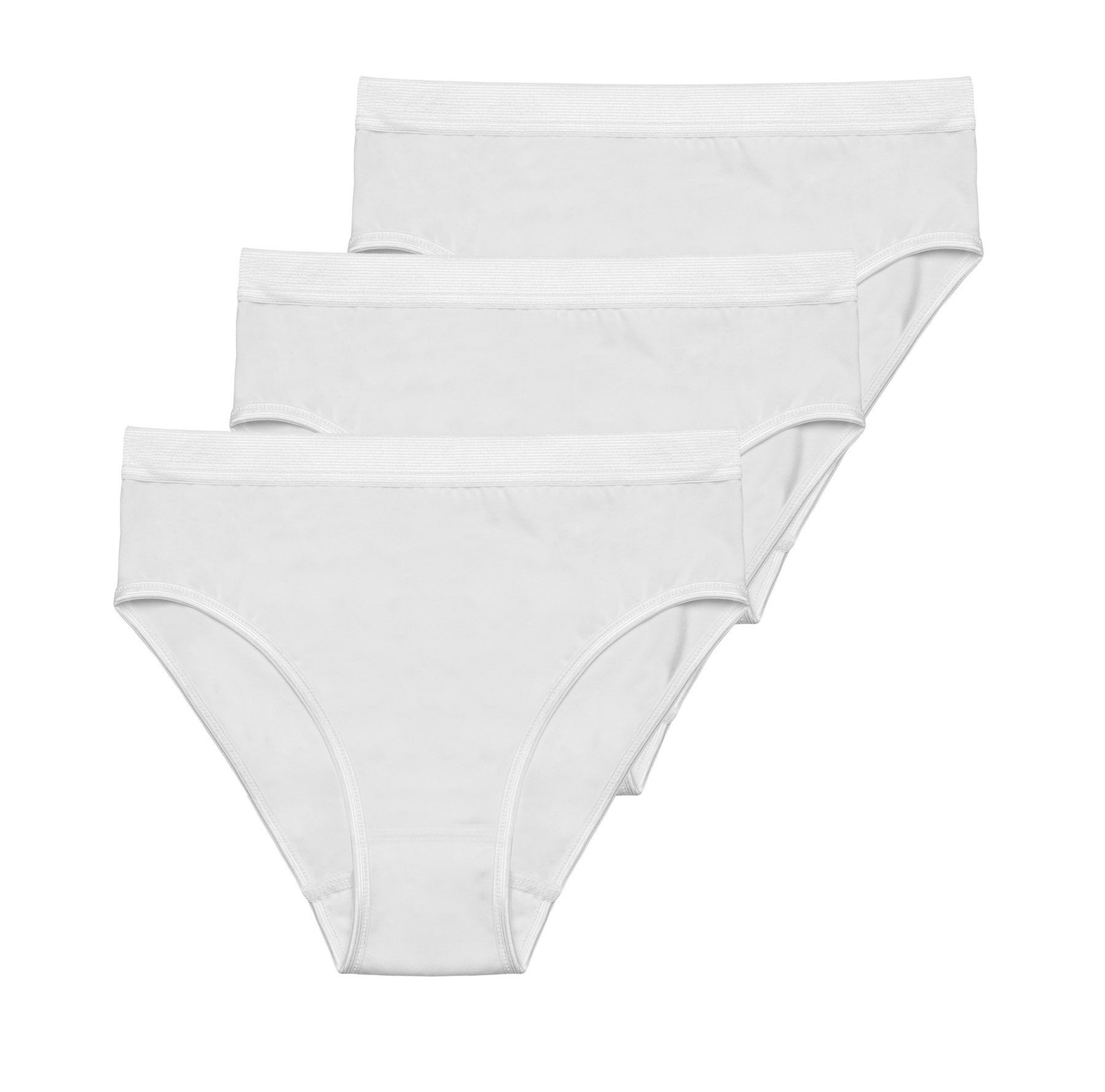 HAASIS Bodywear 1919 Slip 55350670-weiß (Packung, 3-St., 3er Pack) hochwertiger Mädchen Slip in optimaler Passform