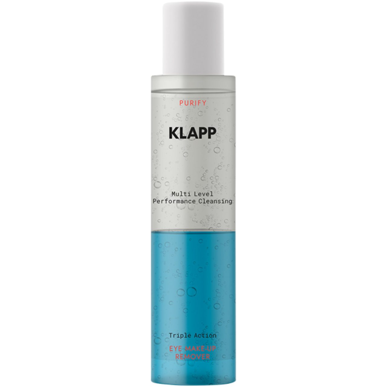 Klapp Cosmetics Make-up-Entferner Multi Level Performance Cleansing Eye Make-Up Remover, für empfindliche Augenpartie