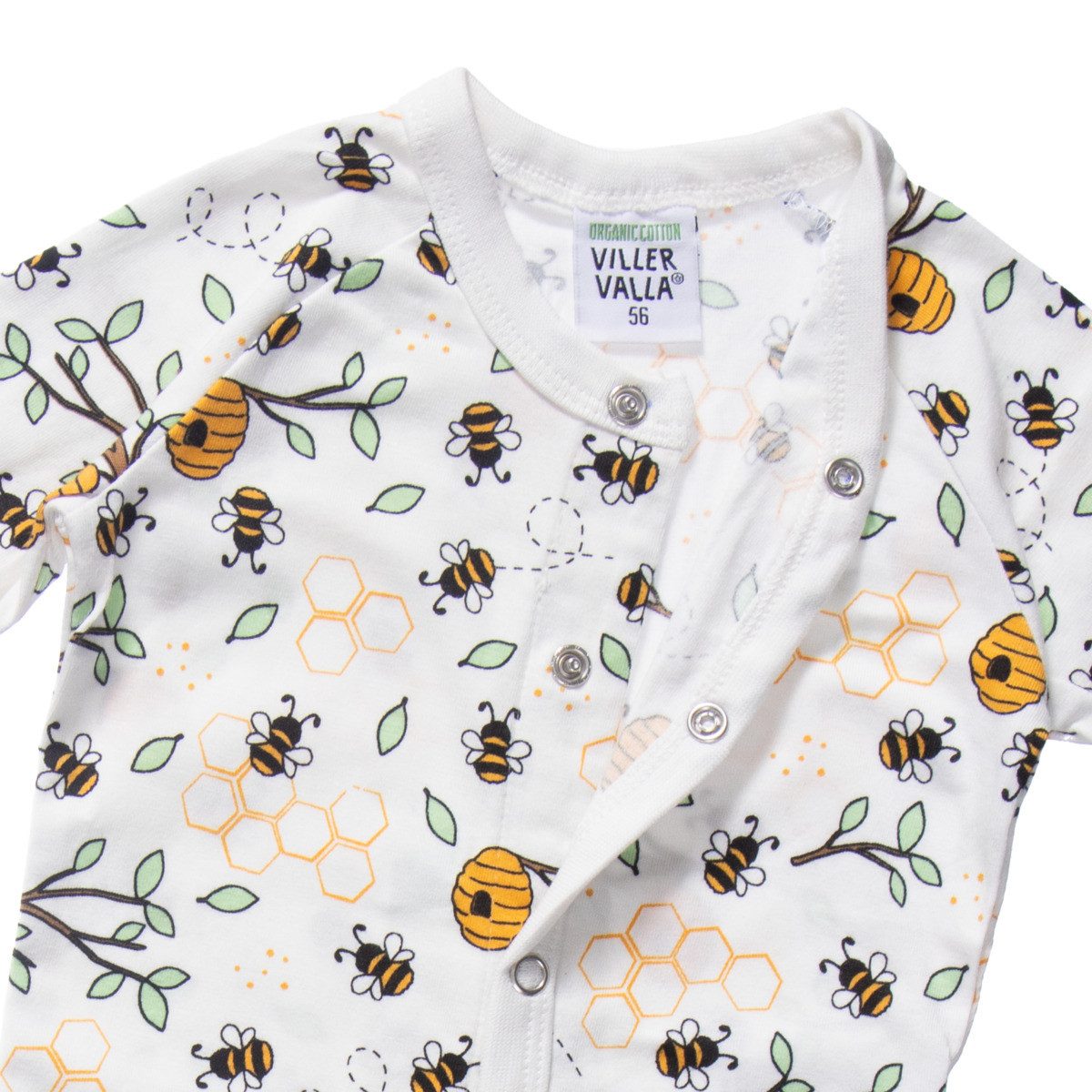 Villervalla Strampler 0089MOA Unisex Kinder Einteiler, Overall, Babyanzug, Babyoverall, Babyanzug