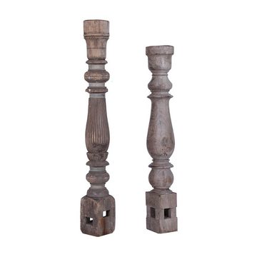Trademark Kerzenständer Tischbein-Kerzenhalter - XL im 2er Set (70 & 90 cm)