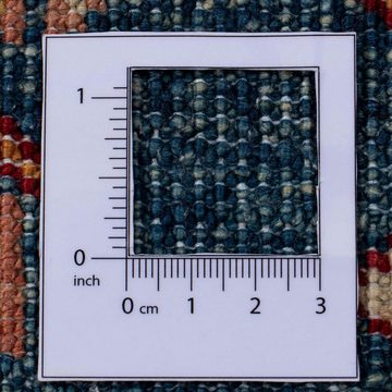 Orientteppich Ziegler - Kazak - 275 x 186 cm - türkis, morgenland, rechteckig, Höhe: 6 mm, Wohnzimmer, Handgeknüpft, Einzelstück mit Zertifikat