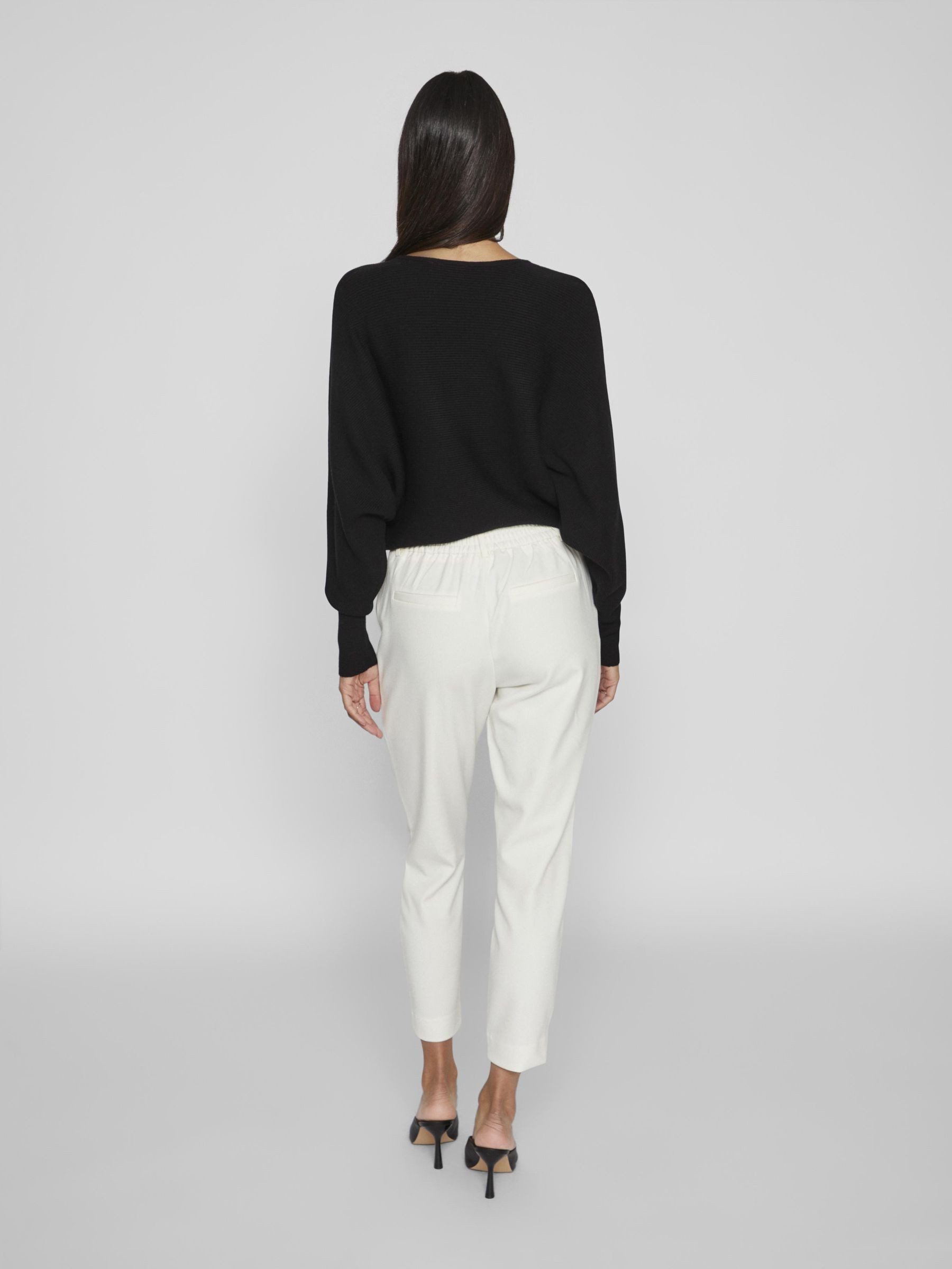 Vila Stoffhose Elegante Business Stoffhose Stretch Slim Fit mit Gummizug VI günstig online kaufen