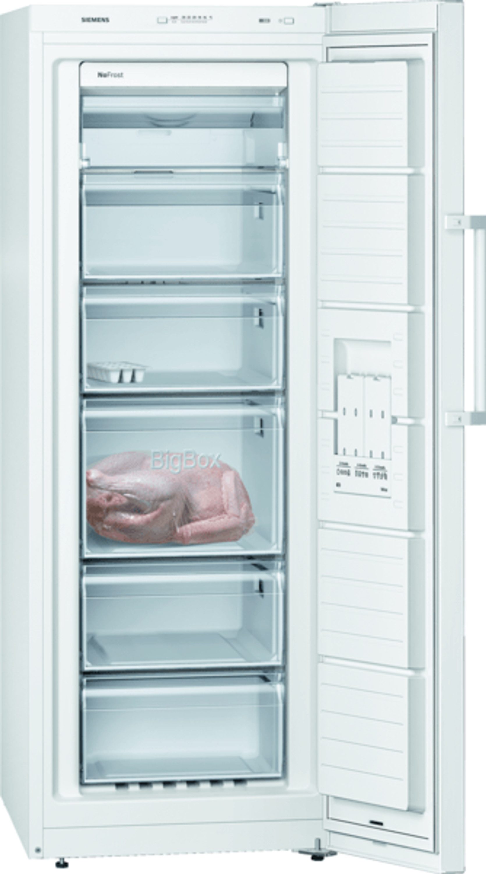 SIEMENS Gefrierschrank iQ300 GS29NFWEV, 161 cm hoch, 60 cm breit
