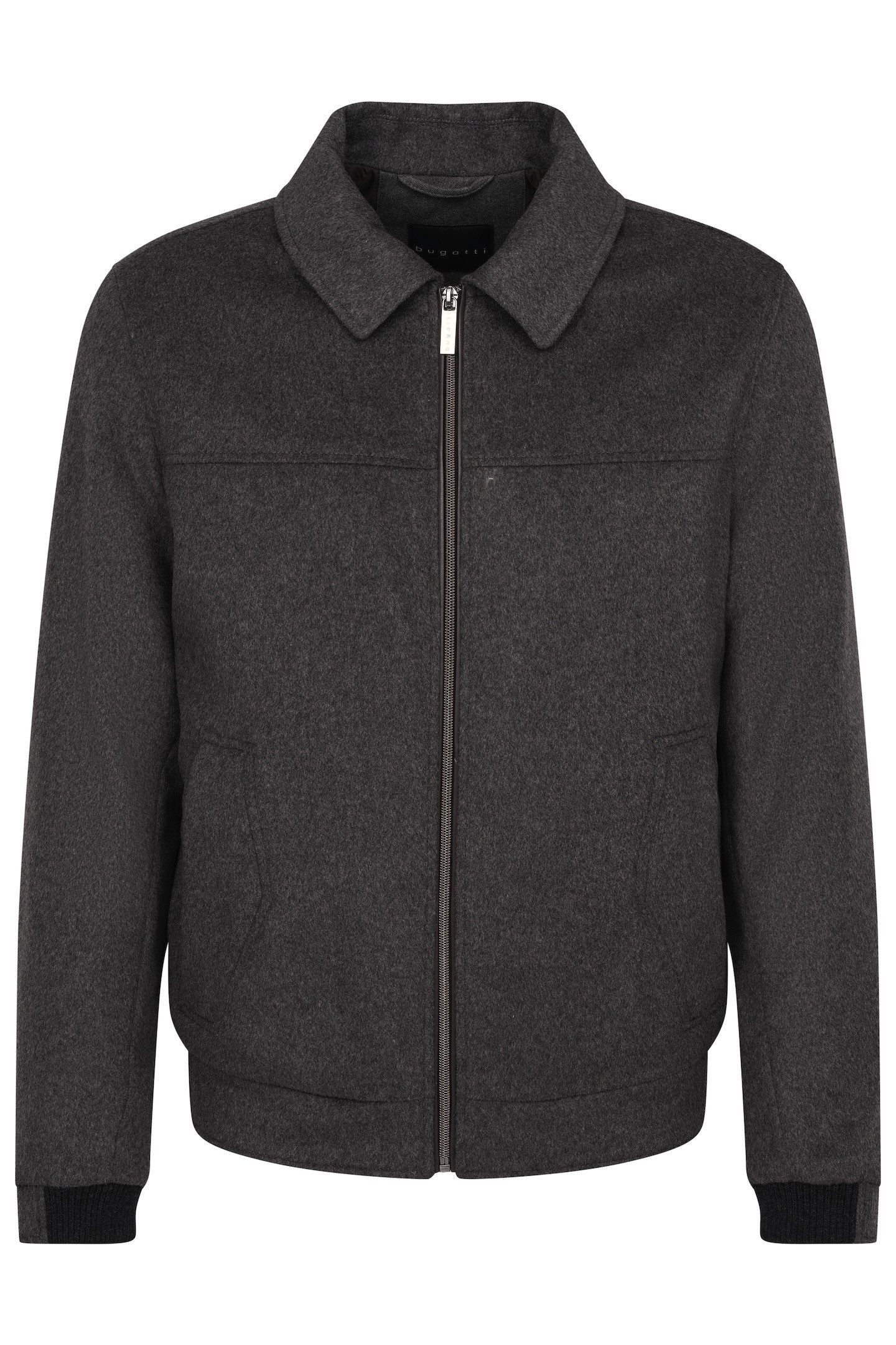 bugatti Blouson aus feinem Woll-Mix