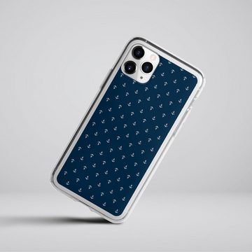 DeinDesign Handyhülle Anker Segeln Muster Anchors Dark, Apple iPhone 11 Pro Silikon Hülle Bumper Case Handy Schutzhülle