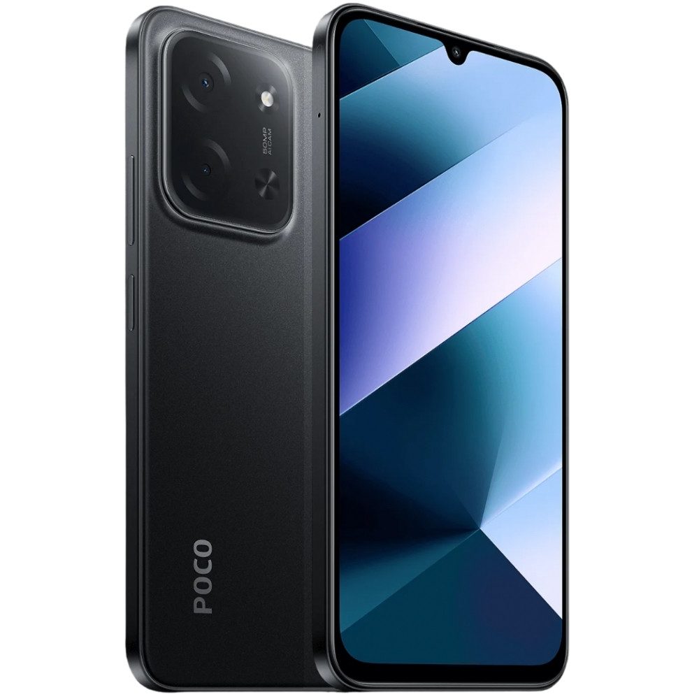 Xiaomi Poco C85 128 GB / 6 GB - Smartphone - black Smartphone (6,9 Zoll, 128 GB Speicherplatz)