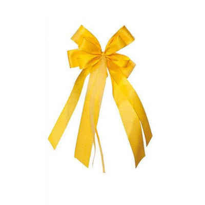 Nestler Schultüte Schleife, Gelb, 17 x 31 cm, für Zuckertüte oder Geschenke