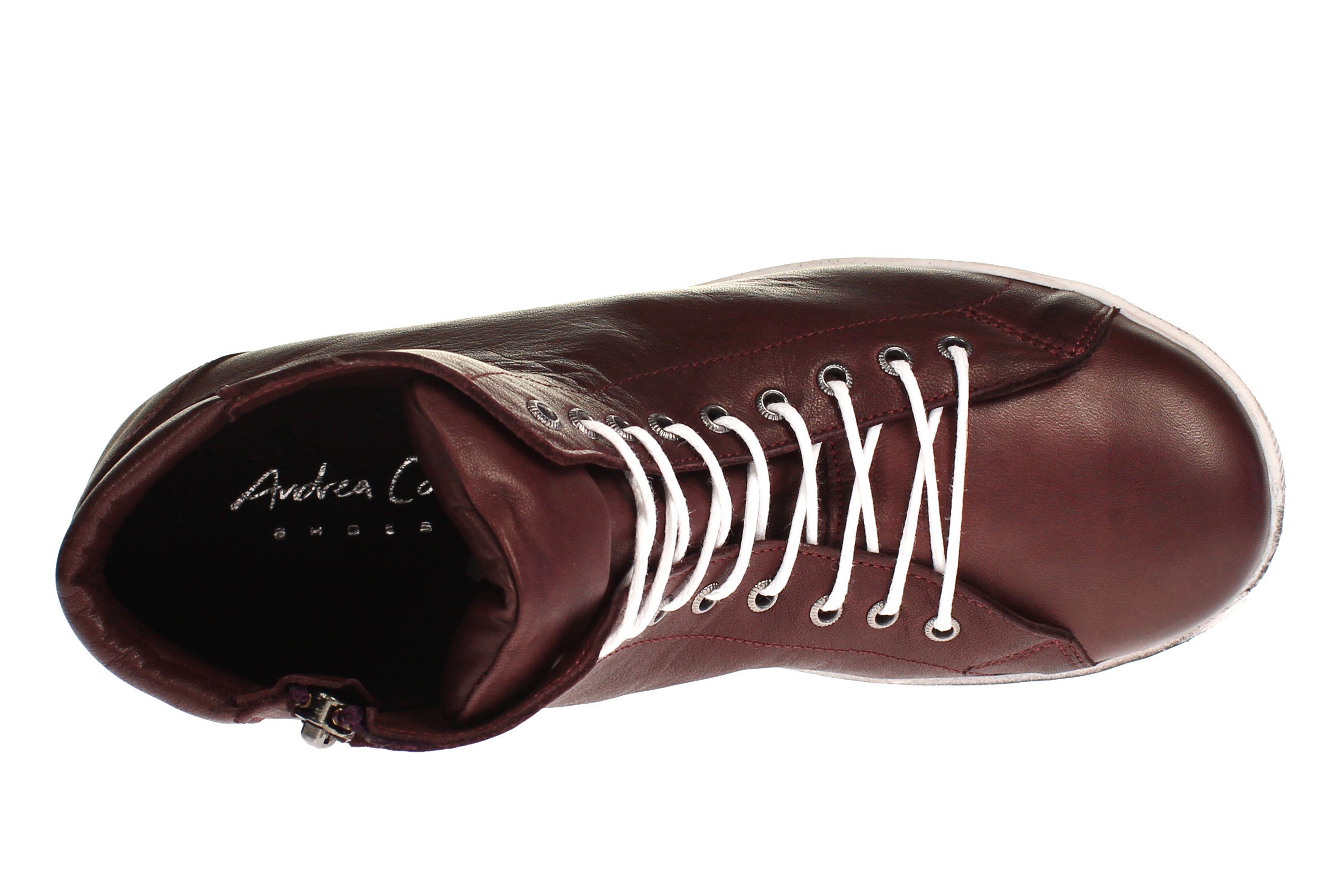 Andrea Conti Andrea Conti 0347843582 - Damen Schuhe Freizeitschuhe - burgund Sneaker