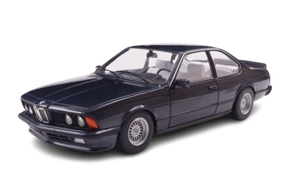 Solido Modellauto BMW 635 CSI E24 1984 dunkelblau, Maßstab 1:18