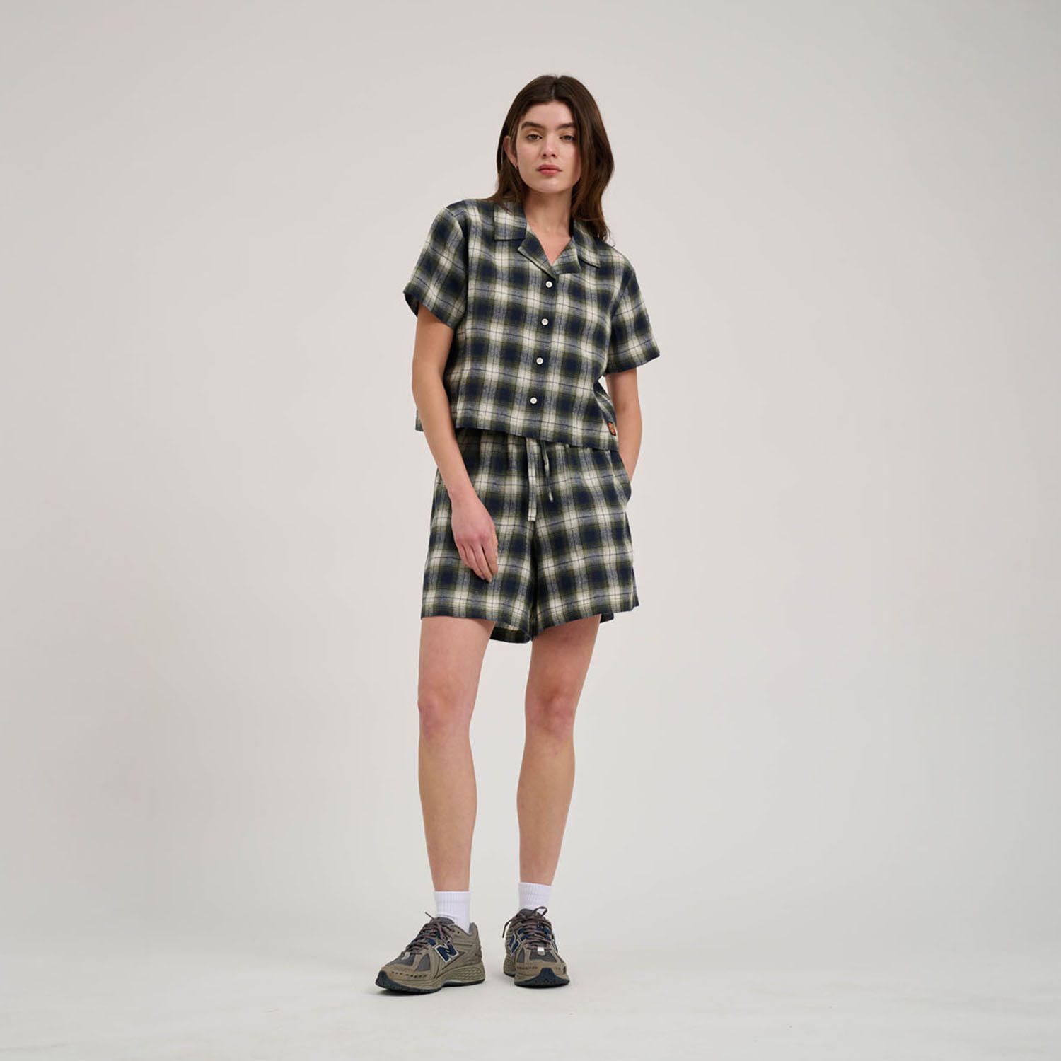 Santa Cruz T-Shirt CLASSIC CHECK CROP SHIRT