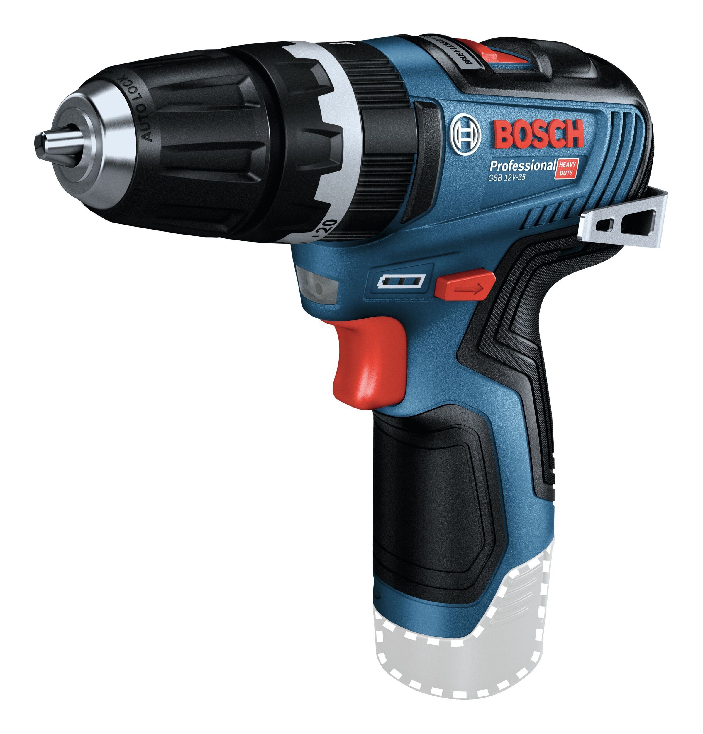 Bosch Professional Akku-Schlagbohrschrauber GSB 12V-35, 12 V, Ohne Akku - in L-BOXX 102