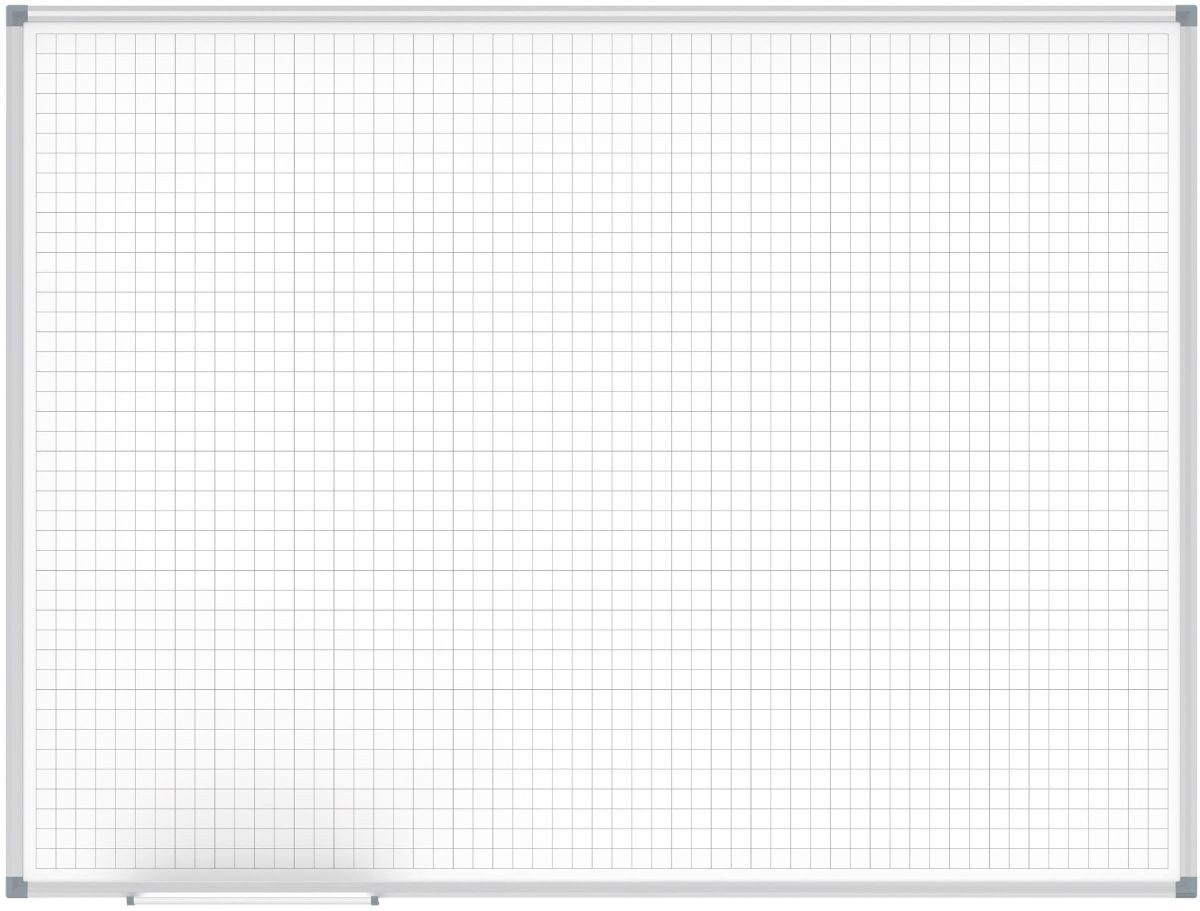 MAUL Magnettafel Whiteboard Maulstandard Raster 20x20mm 90x120cm