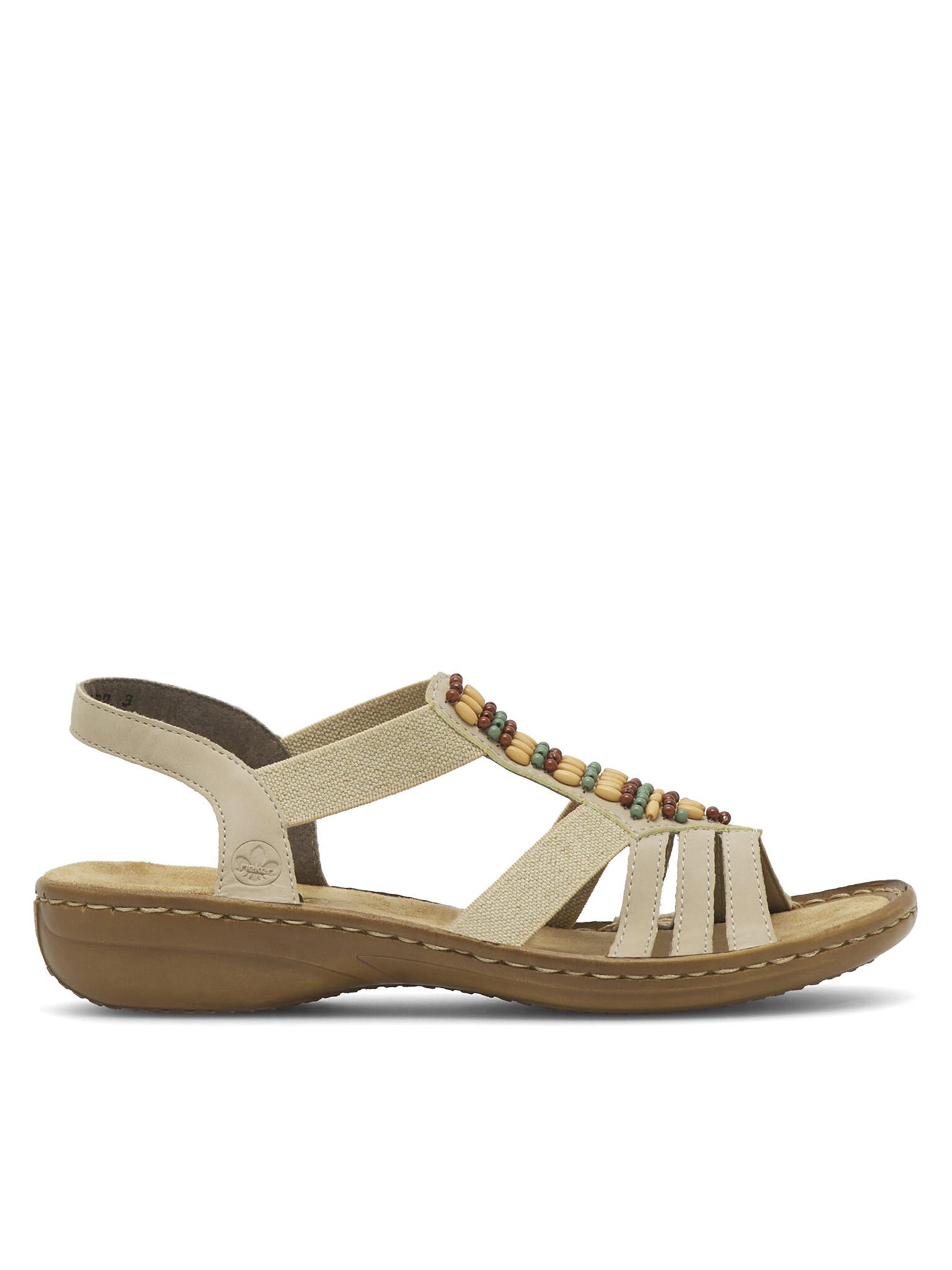 Rieker Sandalen 60851-62 Beige Sandale günstig online kaufen
