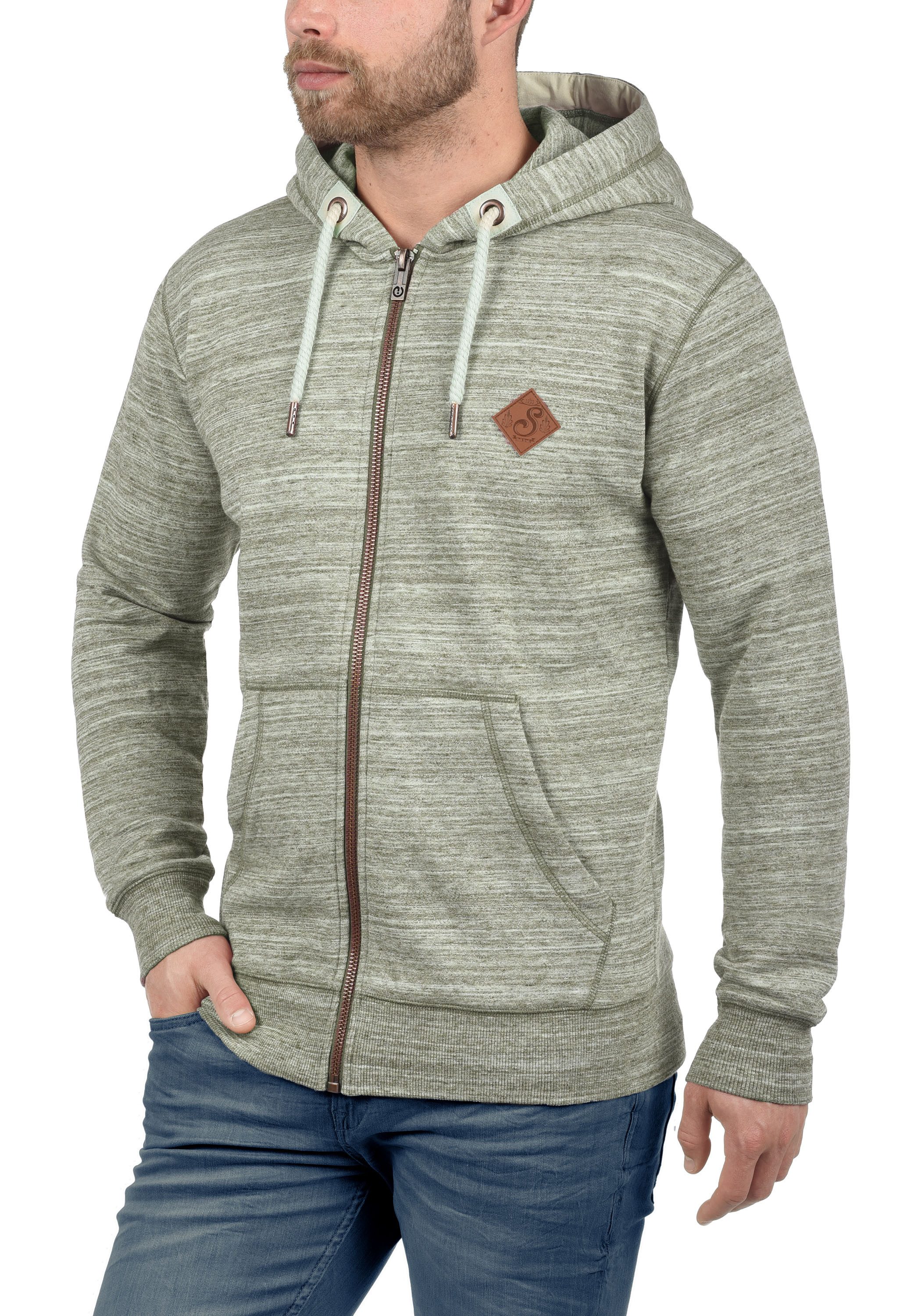 !Solid Kapuzensweatjacke SDCraig Kapuzensweatshirt mit Melange Optik günstig online kaufen