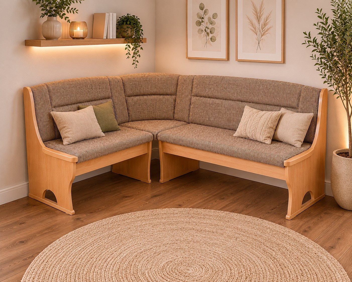 moebel-direkt-online Eckbank Eckbank mit Stauraum. Schenkelmaße 125x165 cm