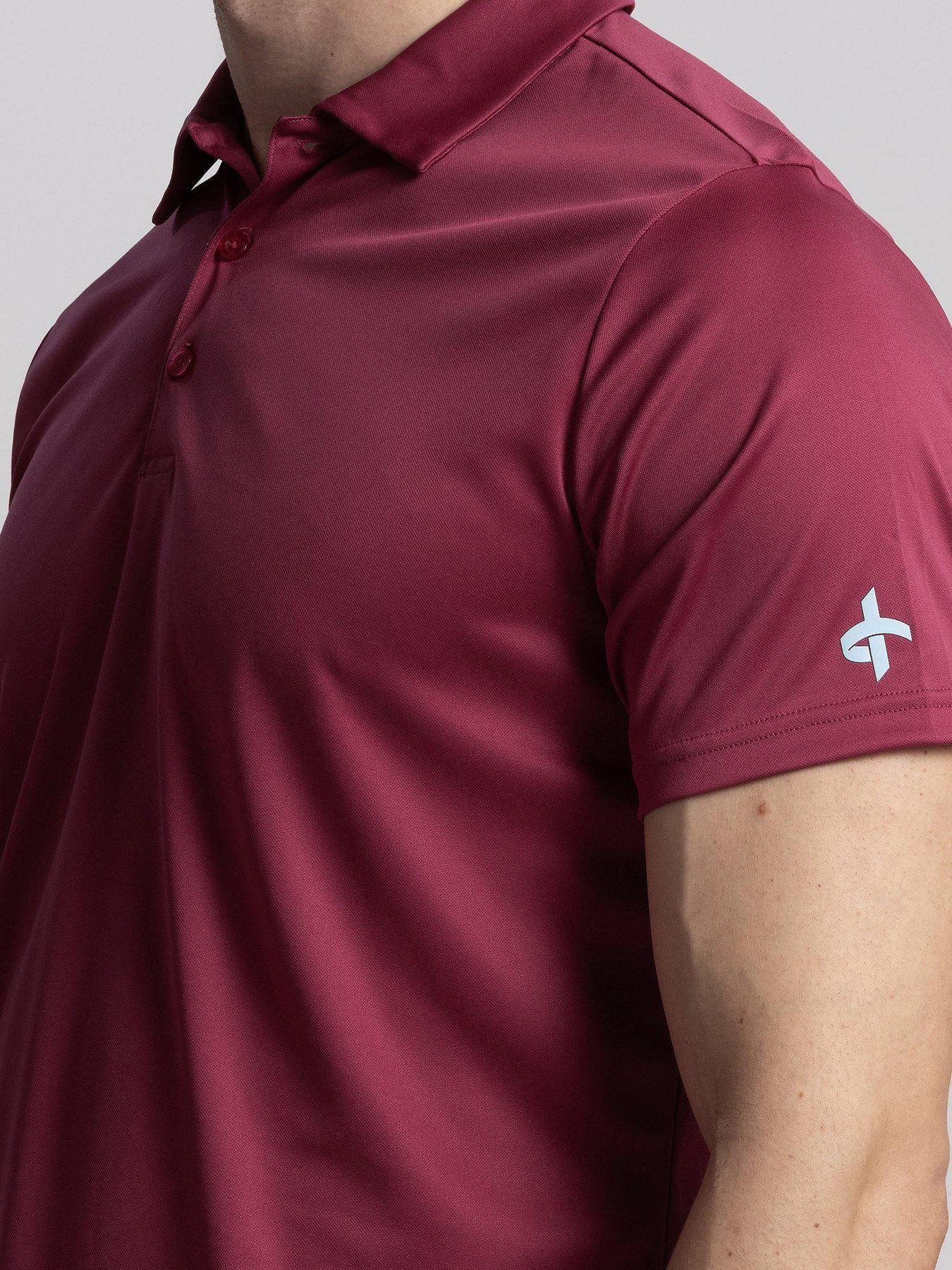 Cross Sportswear Poloshirt Cross Golf Polo Collin Berry Wine Herren