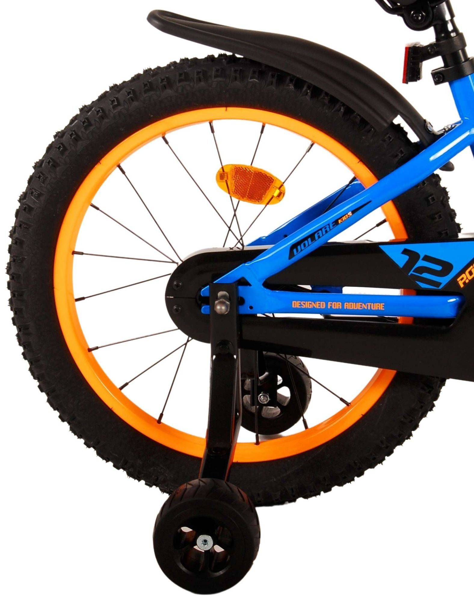 LeNoSa Kinderfahrrad Adventure 18 Zoll Blau - Prime Collection - Fahrrad  für Jungen 4-7, 1 Gang, Handbremse & Rücktrittbremse