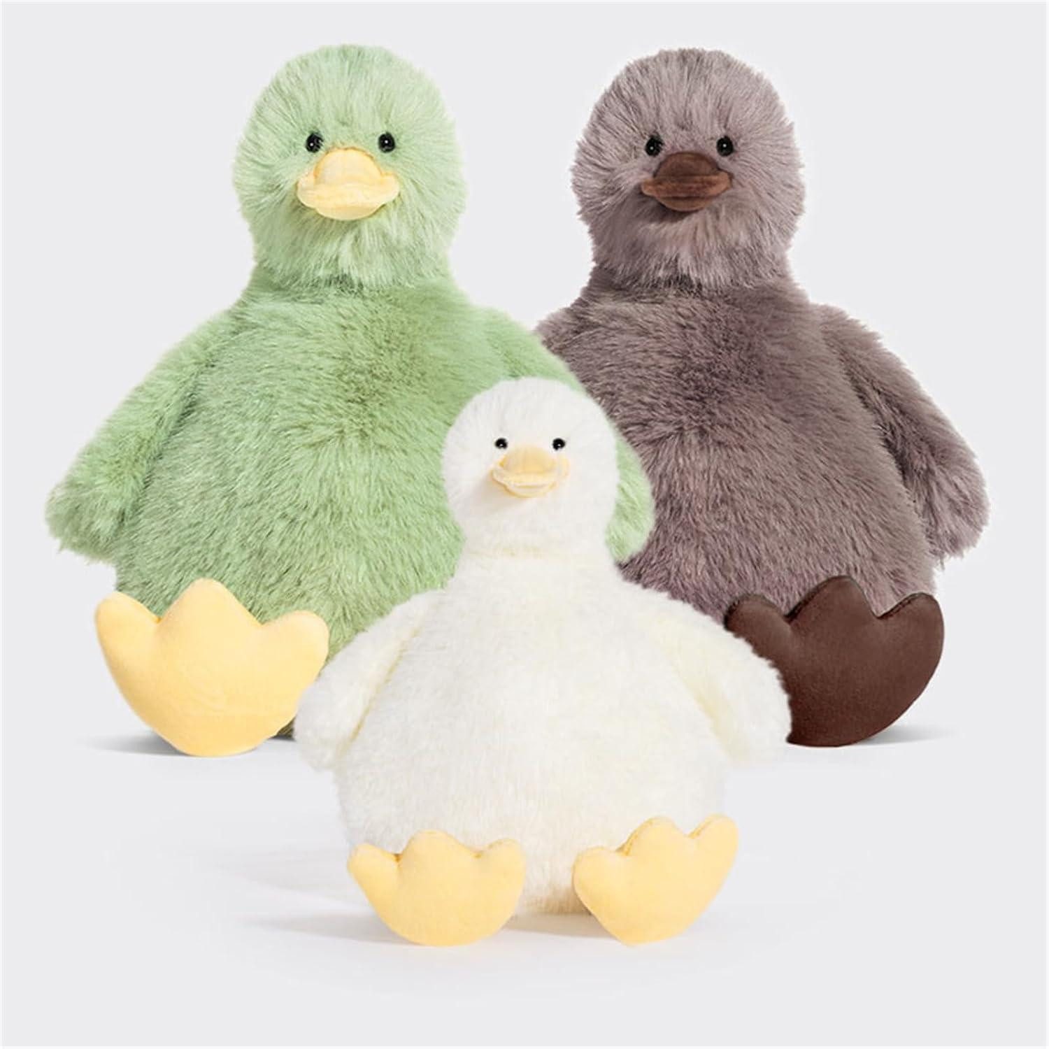 LuxusKollektion Kuscheltier Stofftier Ente Gans Plüsch Kuscheltier Geschenk Kinder 30 cm Weiß