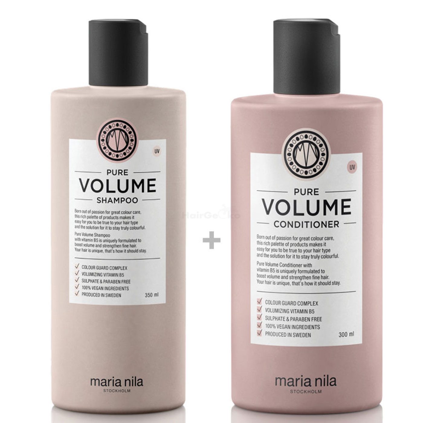 Maria Nila Haarshampoo Maria Nila Pure Volume Set - Shampoo 350 ml + Conditioner 300 ml