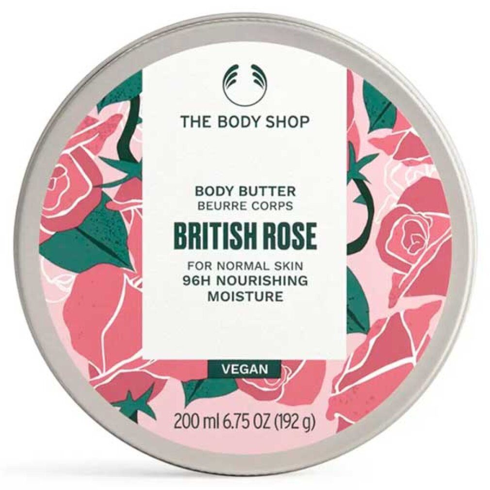 The Body Shop Körperpflegemittel Tìlové máslo pro normální pokoku British Rose (Body Butter) 200ml