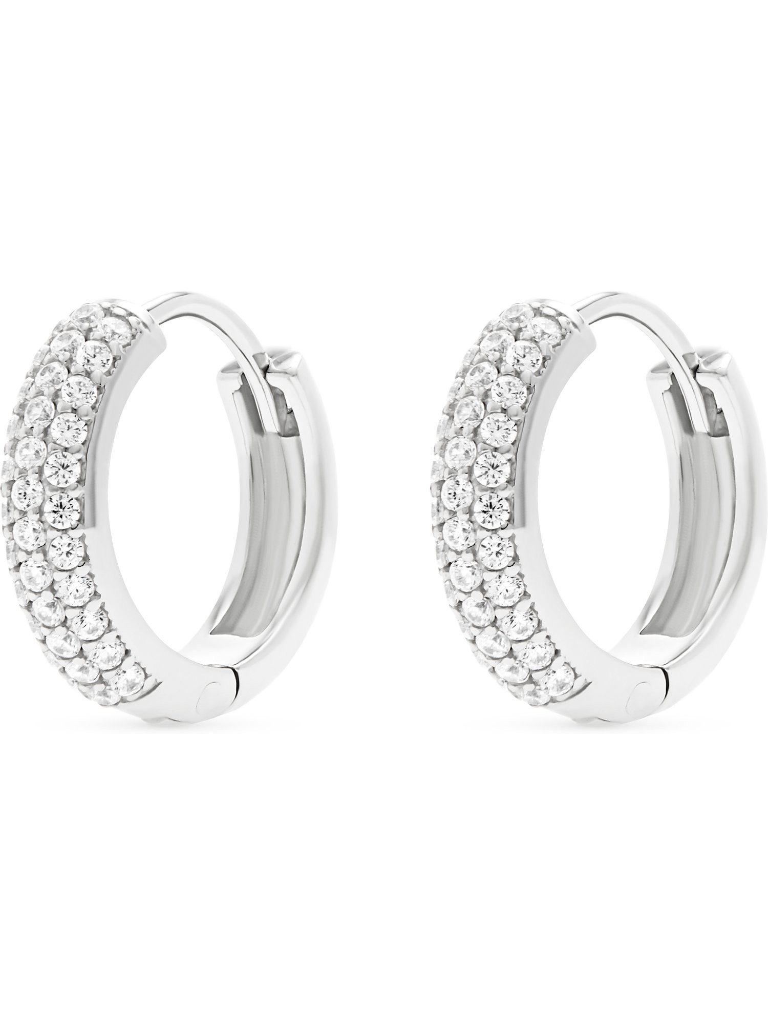 FAVS Paar Ohrhänger FAVS Damen-Ohrhänger 925er Silber 68 Zirkonia