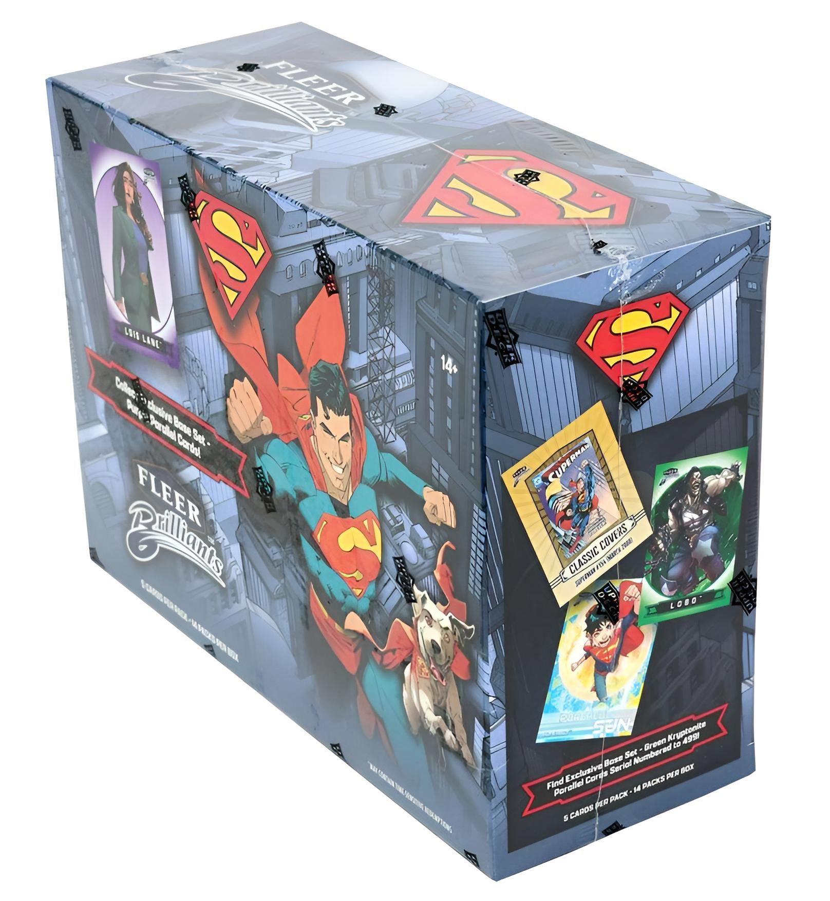 Upper Deck Sammelkarte Fleer Brilliants Superman Trading Cards (Retail)