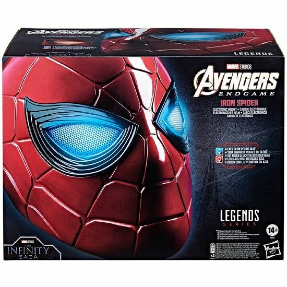 Hasbro Verkleidungsmaske Marvel Legends Avengers Spiderman Eisen Spinne Helm Replik