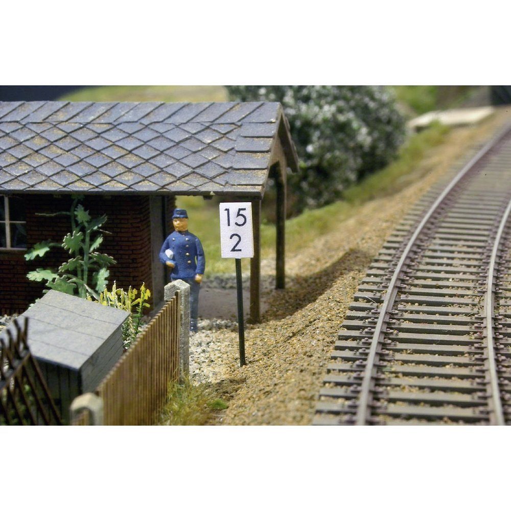 Modelleisenbahn-Fertiggelände MBZ 80150 H0 Hektometertafeln Lasercutmodell