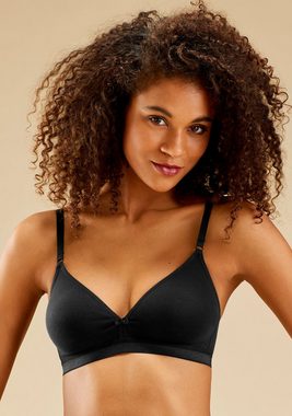 petite fleur Bralette-BH (Packung, 3 Stück) ohne Bügel im Triangel-Schnitt aus schöner Baumwolle