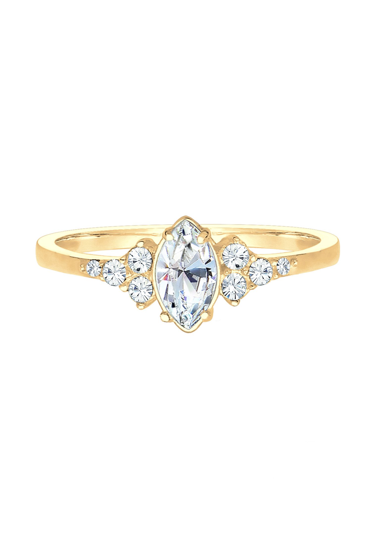 Elli Verlobungsring Marquise Design 925 Silber, günstig online kaufen