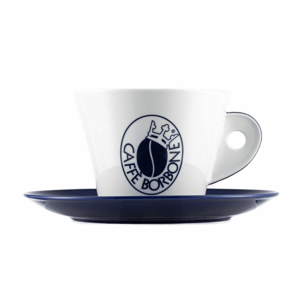 Caffè Borbone Becher XXL mit Untertasse 1.2 L, Porzellan