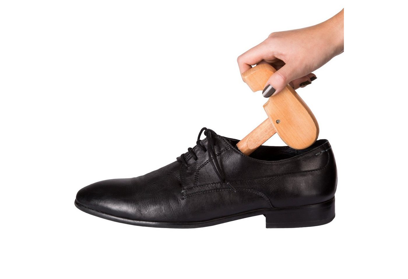 Thumbnail - tectake Schuhspanner 1 Paar Schraubspanner, aus Lotusholz