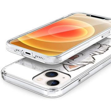 CoolGadget Handyhülle Handy Case Silikon Motiv Series für Apple iPhone 13 6,1 Zoll, Hülle mit hochauflösendem Muster für iPhone 13 Schutzhülle