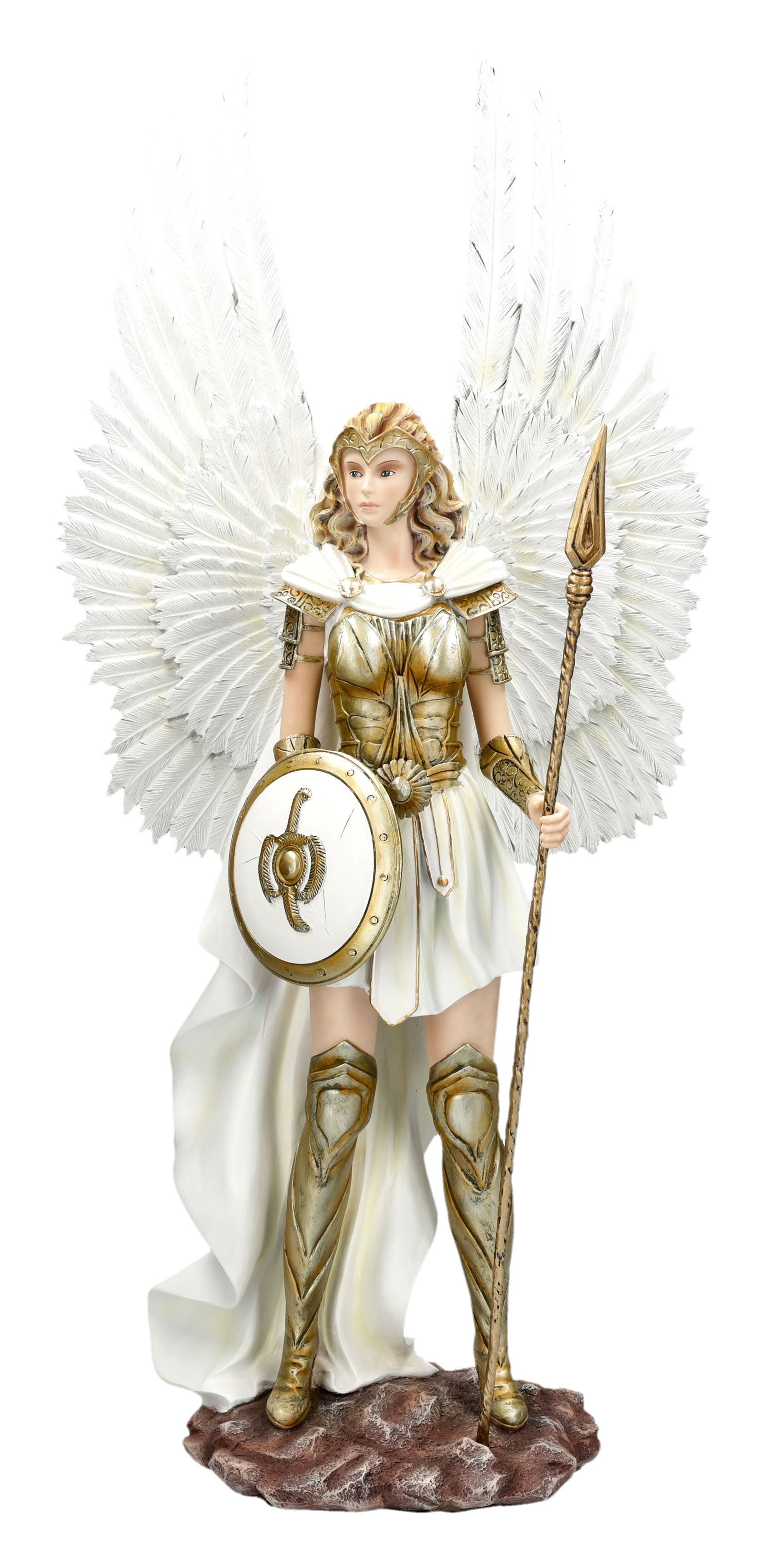 Figuren Shop GmbH Fantasy-Figur Engel Figur Seraphina – Schutzengel Statue Wächterin des Lichts 67 cm