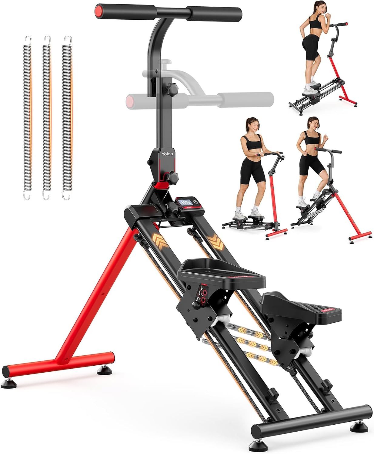 Dripex Stepper Stair Stepper 2026 für Zuhause - 3 Trainingsmodi, bis 300 kg Tragkraft