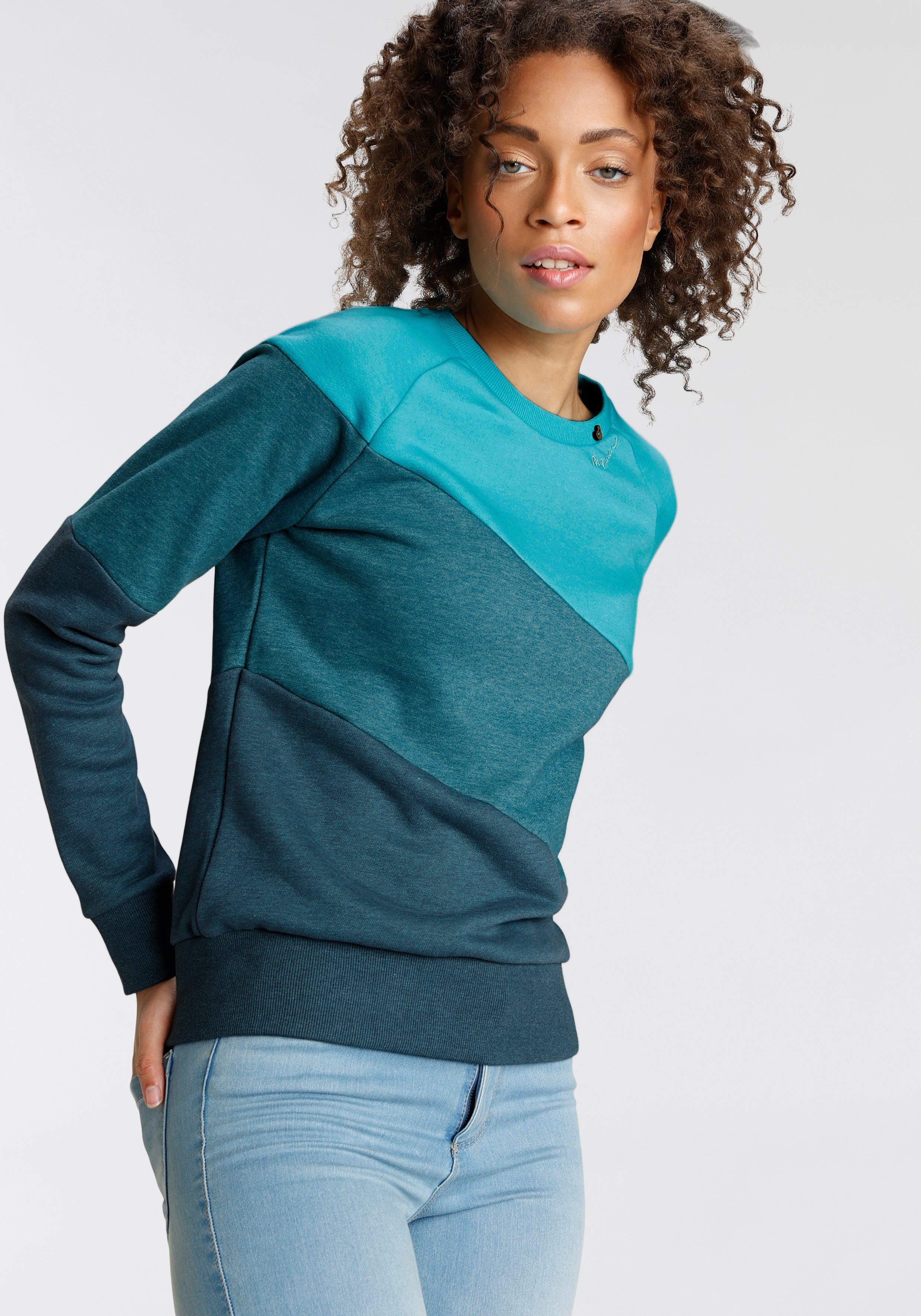 Ragwear Sweater JOHANKA BLOCK Crew Neck günstig online kaufen