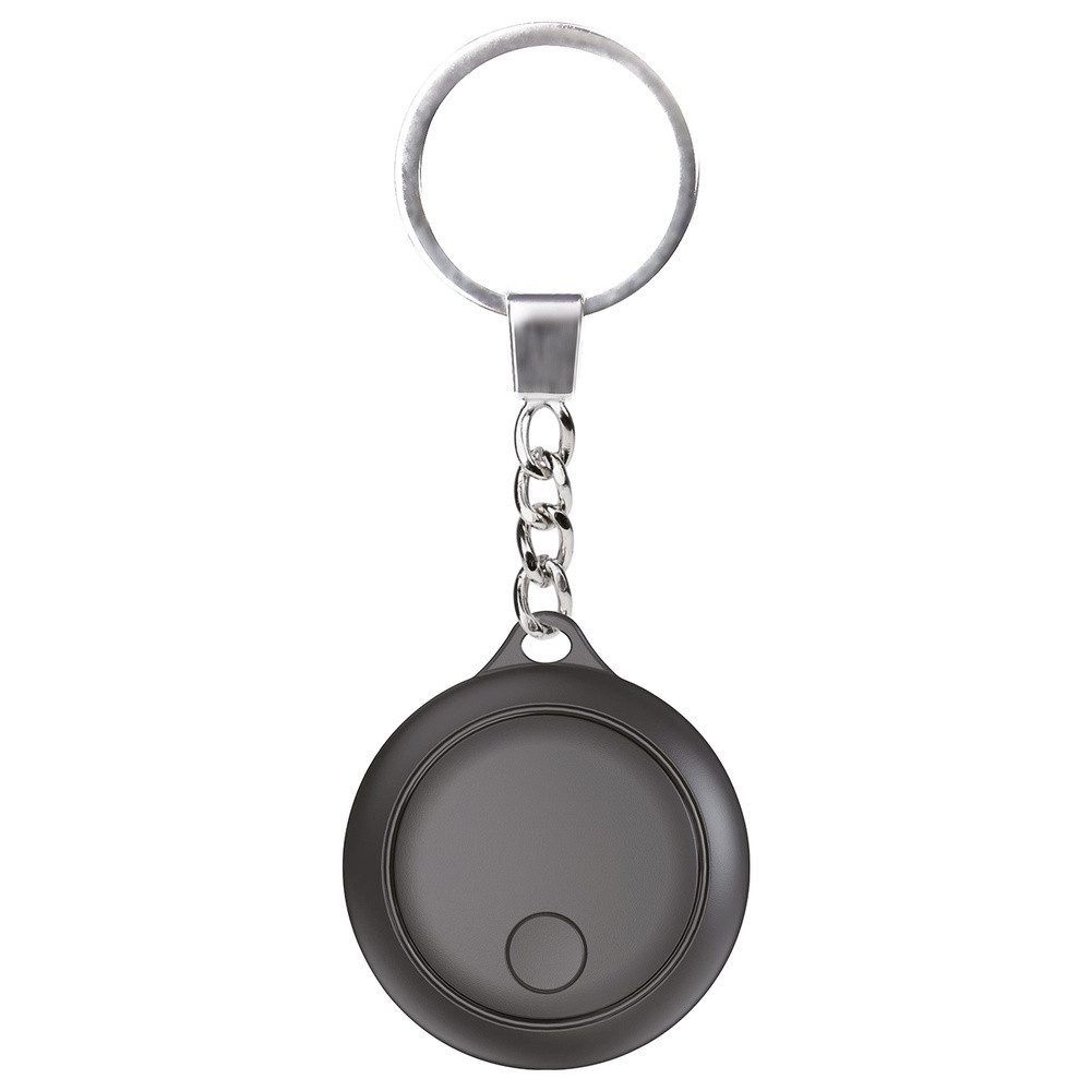 Albrecht Schlüsselanhänger Albrecht Smart Tracker ST-100 Bluetooth-Tracker Alcantara-Schwarz